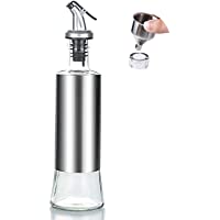 aceiteras antigoteo cristal-1 dispensador aceite 300ml-oliva y vinagre recipiente aceite usado cocina -vinagrera…